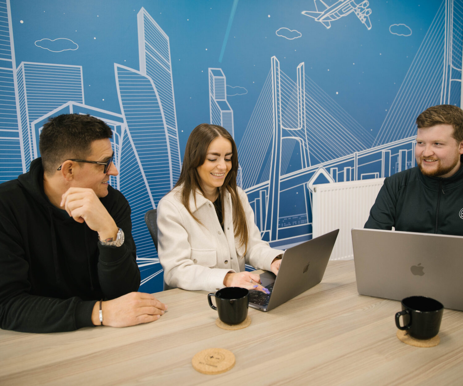 Photograph of the BCL Power team in the office