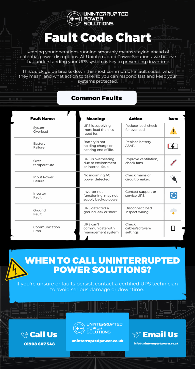Fault Code Chart
